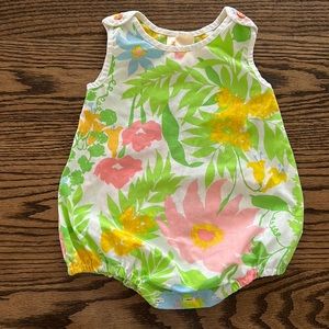 Joonbird handmade floral bubble romper